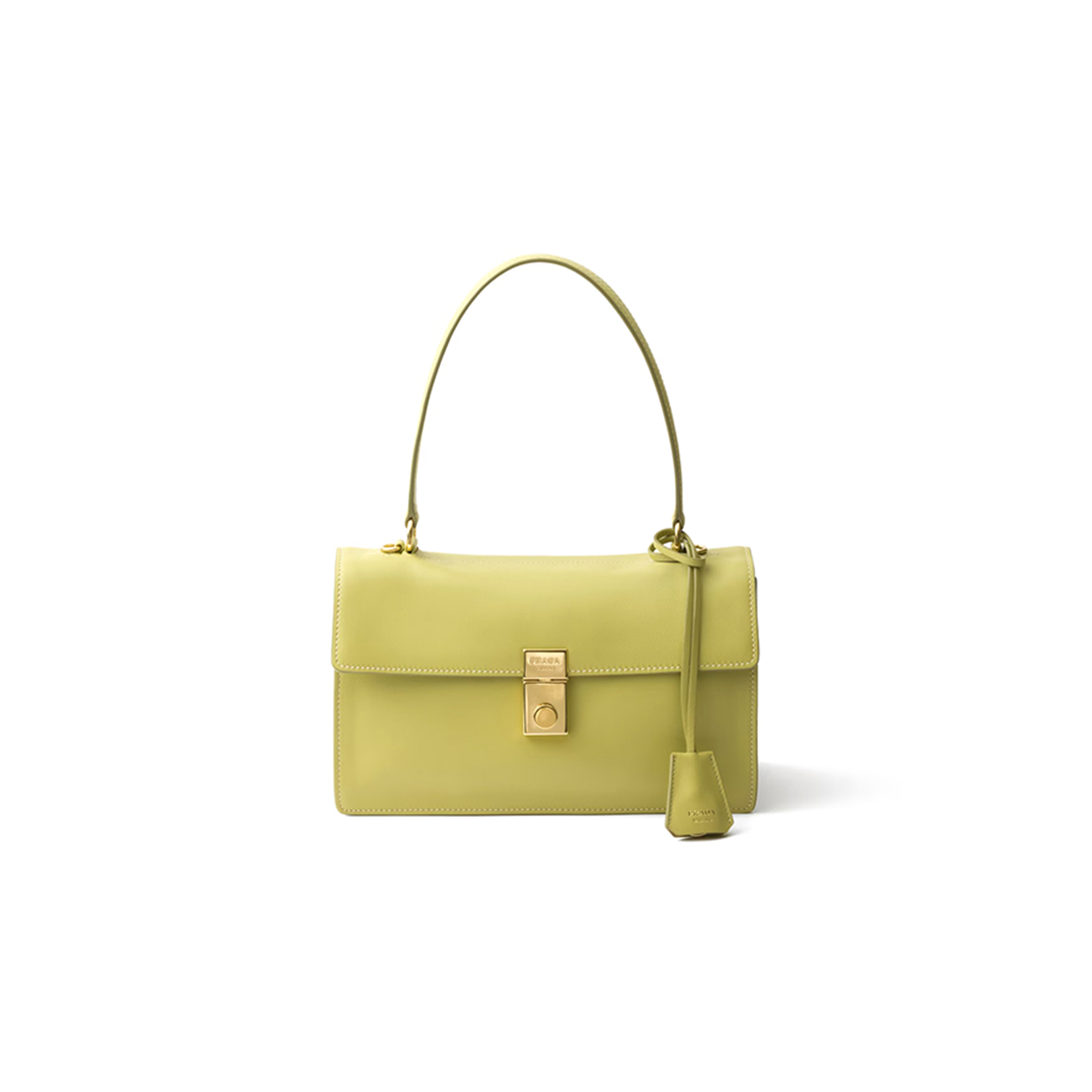 PRADA SOFT SOUND MEDIUM LEATHER SHOULDER BAG 1BN023 (28*16*10cm) PRADA SOFT SOUND MEDIUM LEATHER SHOULDER BAG 1BN023 (28*16*10cm)